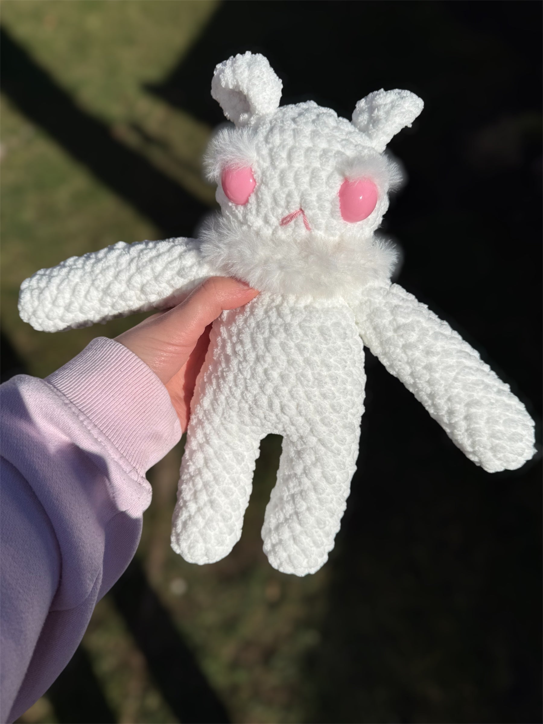 Grimmoth the Monster Plush | 12.5” Handmade Mothman-Inspired Amigurumi